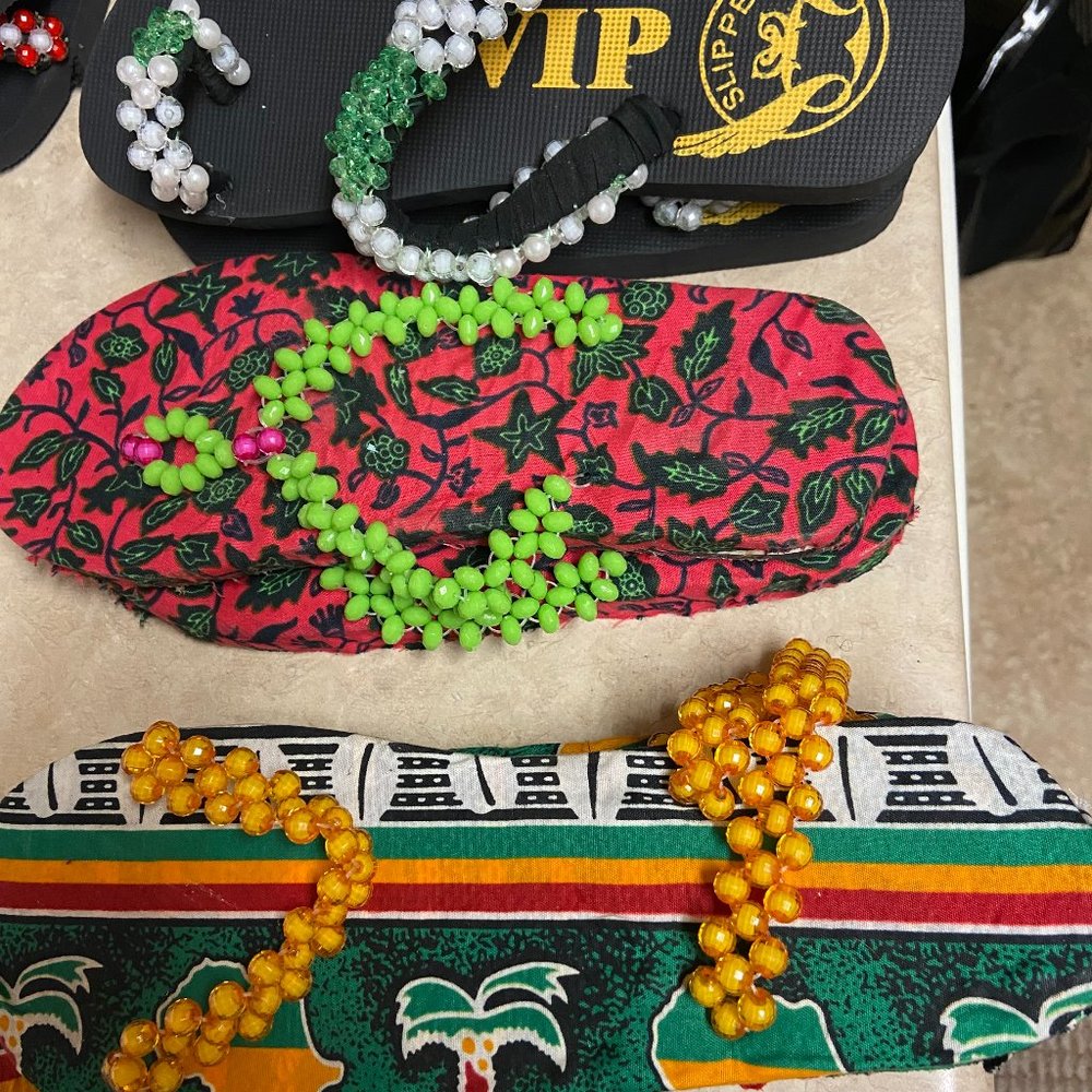 AFRICAN HAND-MADE, TRANSFORMED SANDALS